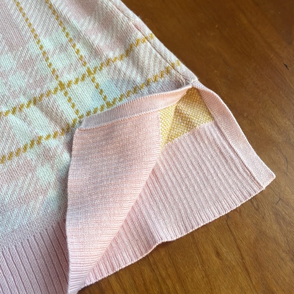 NWOT Isaac Mizrahi Plaid Tunic Sweater/Dress. Academia Mock-Turtle Neck Style. - Picture 6 of 10